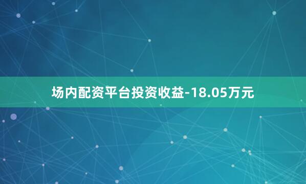 场内配资平台投资收益-18.05万元